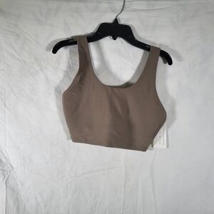 Nwt All in Motion Women's Brown Activewear Sports Bra Size Medium